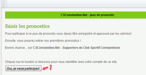 Pronostics CSC